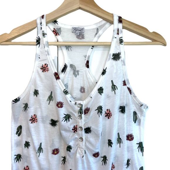 Kismet Cactus Novelty Print Racerback Tank - Picture 2 of 6
